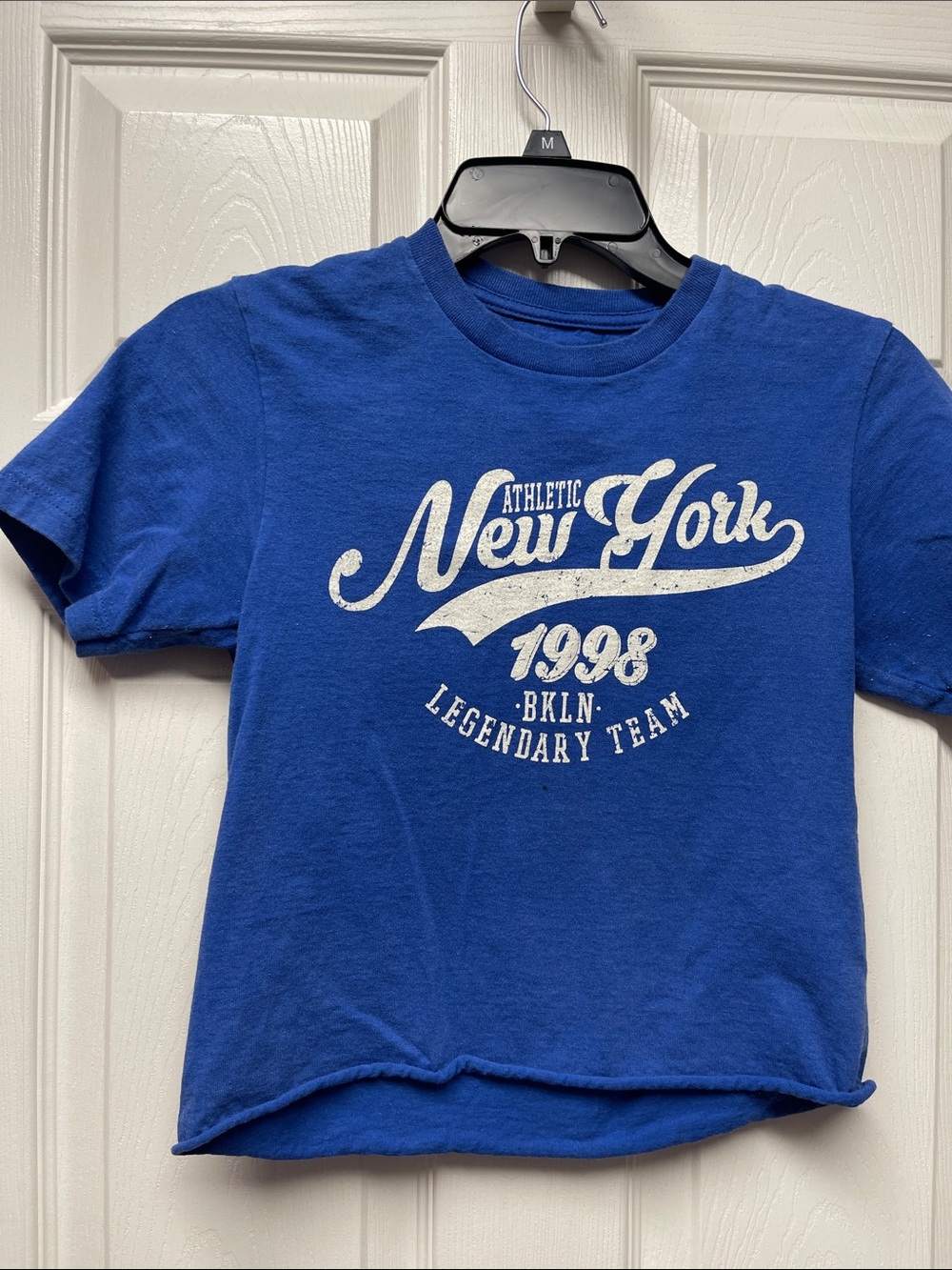 Kids Royal Blue 'New York 1998' Graphic Tee